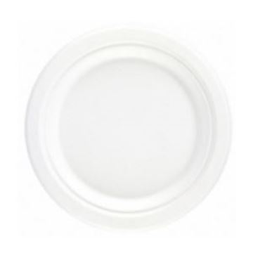 (600) 23cm/ 9" Bagasse Round Paper Plate