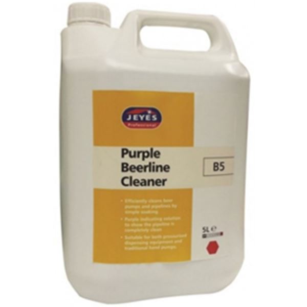 Picture of 2x5lt JEYES B5 PURPLE BEERLINE CLEANER