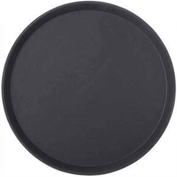 40cm/ 16" Non Slip Tray Round - Black