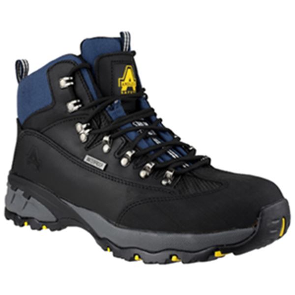 Picture of Black Waterproof Hiker Style Boot sizE 6