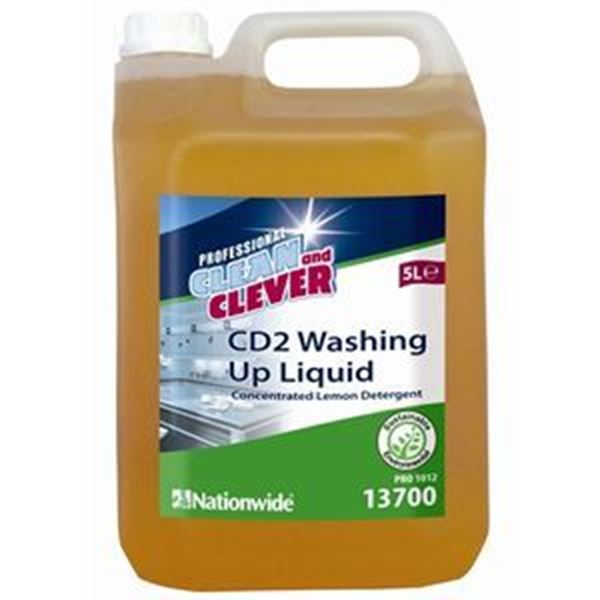 Clean and Clever Concentrated  Washing Up Liquid - Lemon