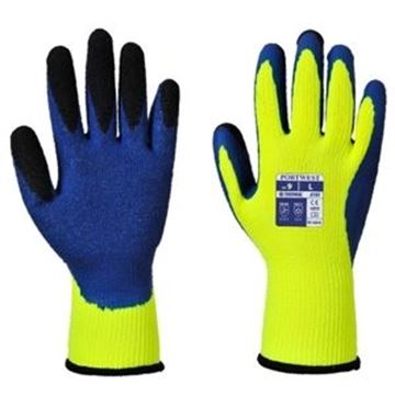 DUO THERM GLOVE LARGE - YELLOW/BLUE
