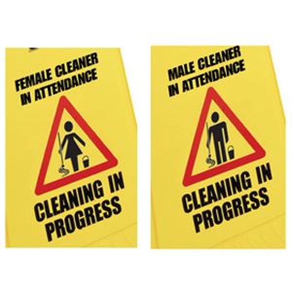 MALE/FEMALE CLEANER in ATTENDANCE SIGN