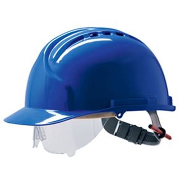 Mk7 Blue Safety Helmet Vented