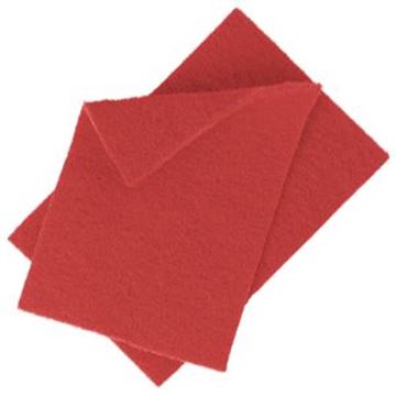 SCOURING PADS 22x15cm - RED