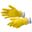 Picture of x100 VINYL GLOVE YELLOW - SMALL
