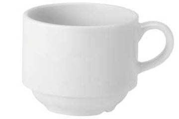 Picture of x24 7oz PURE WHITE STACKING CUPS