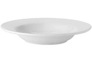 Picture of x24 9" PURE WHITE RIMMED SOUP BOWL