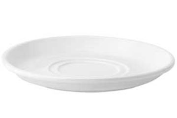Picture of x36 7" PUREWHITE DOUBLE WELL SAUCER