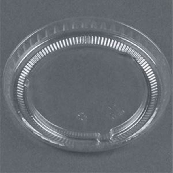 PLASTIC CLEAR SOUFFLE CUP LID