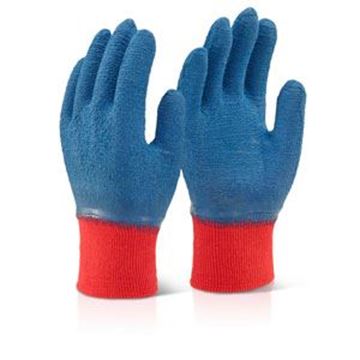 Blue Latex Glove Size 9 LFCGGBL