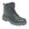 TOESAVERS BLACK LEATHER S3 SAFETY BOOT SIZE 5