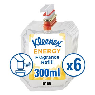 Kleenex® Botanics Aircare Fragrance Energy Refill 6188, clear, 6x300ml (1,800ml total)