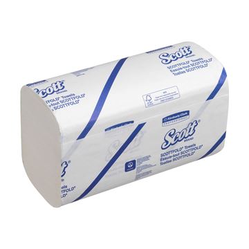 Scott®  Multifold Hand Towels 6633 - 25 packs x 175 white, 1 ply sheets