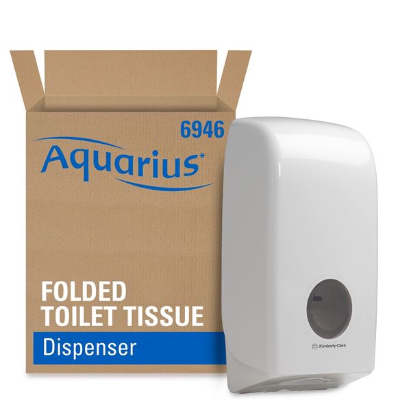 Aquarius™ Folded Toilet Tissue Dispenser 6946 - White