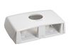 Aquarius™ Twin Mini Jumbo Toilet Tissue Dispenser 6947 – White