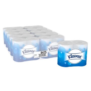 Kleenex® Standard Roll Toilet Tissue 8475 - 40 rolls x 240 white, 2 ply sheets (9,600 sheets)