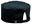 Chefs Coolvent Skull Cap - Black - One Size