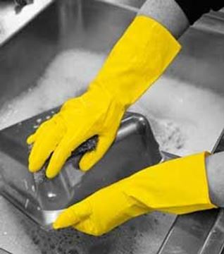 Latex Household Glove - Yellow