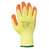 Fortis Grip Latex Glove - Orange/Yellow