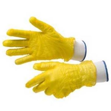 Picture of x100 VINYL GLOVE - YELLOW LARGE