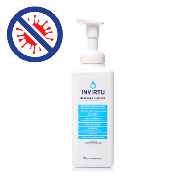 Picture of INVIRTU Alcohol-Free Hand Foam Sanitiser | 600ml Pump Bottle