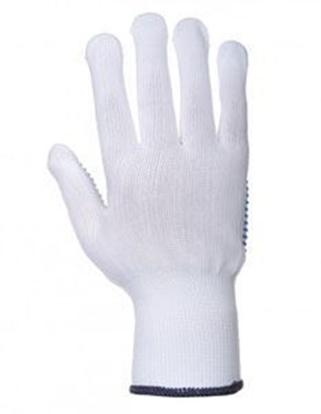 Picture of Polka Dot Gloves White/Blue - XXLarge