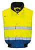 Picture of Hi Vis Contract Bomber Jacket - Yellow/Navy