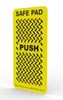 Picture of SafePad Antimicrobial Door Push Pad | Short Yellow