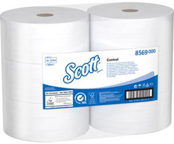 Picture of 8569 Scott Controll Centrefeed Toilet Roll 6x314m (1280sh/roll)