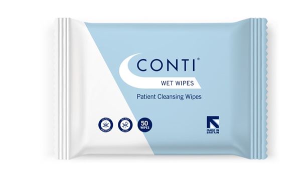 Picture of x50 CONTI WET WIPES - PATIENT CLEANSING