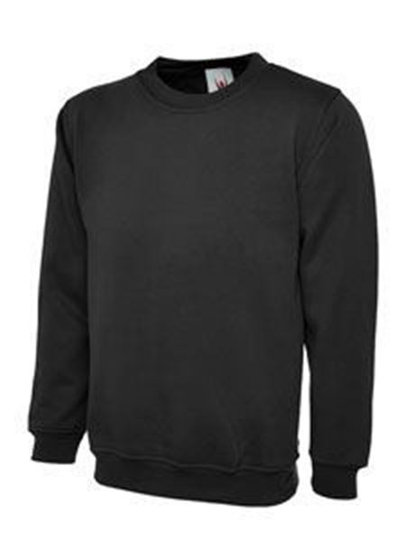 Picture of Uneek Premium Sweatshirt 350gm - Black