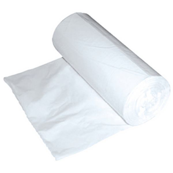 Picture of x500 WHITE PEDAL BIN LINER ROLLED 11x17x17"-  279x430x430mm
FL0609 