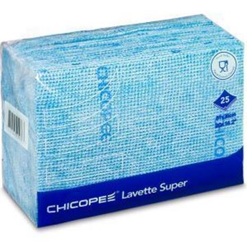 Chicopee® Lavette Super ANTIBAC Cloths 36x51cm - Blue