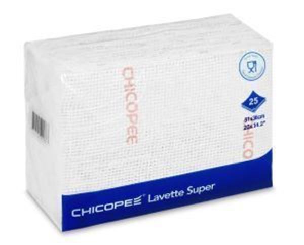 Chicopee® Lavette Super ANTIBAC Cloths 36x51cm - White