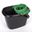 14lt Economy Mop Bucket with Green Coloured Wringer