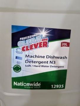 20lt Clean & Clever Machine Dishwash Detergent N3 - Soft/Hard Water
