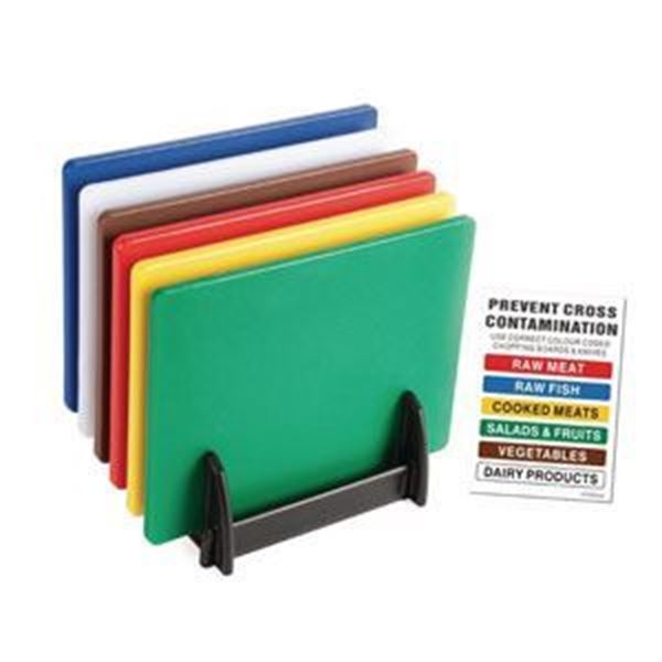 Picture of Chopping Board Set Low Density 18x12x1/2" inc. Stand