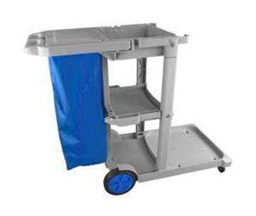 Jolly Trolley Janitorial Cart with Bag