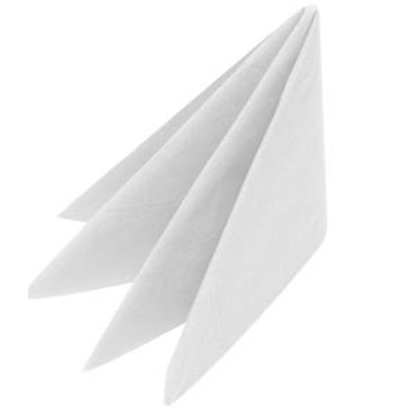 Picture of (2000) 40cm 2ply Napkins 4 Fold - White