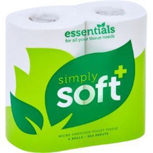 Essentials Simply Soft 2ply Toilet Roll 48x320sh