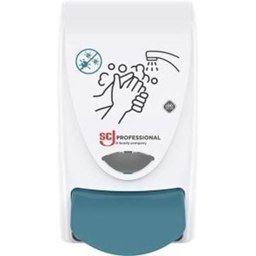 1lt Deb Antibac Hand Soap Dispenser - Blue Button