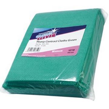 Clean & Clever Heavyweight CONTRACT Cloths 48x39cm - Green