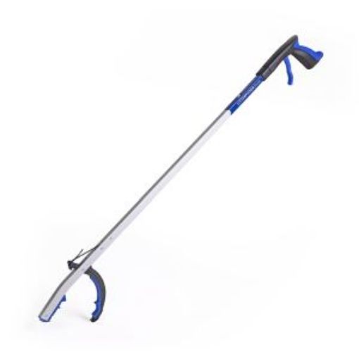 Picture of 85cm Litter Picker Curved Grip Jaws - Blue/Black 