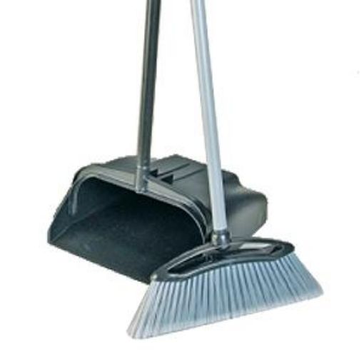Picture of Lobby Dustpan & Brush - Black 