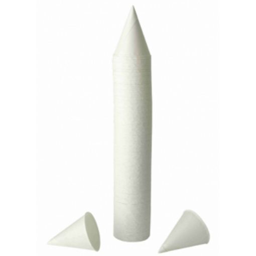 Picture of x5000 4oz Plain White Water Cone