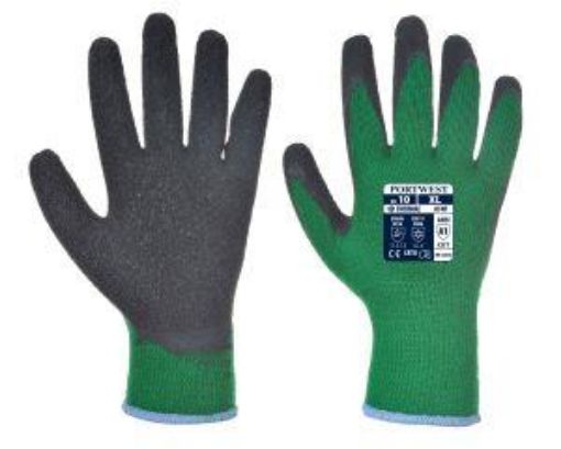 Picture of Thermal Grip Glove - Green/Black 