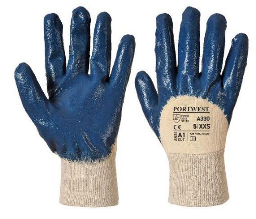 Picture of Nitrile Light Knitwrist Glove - Navy