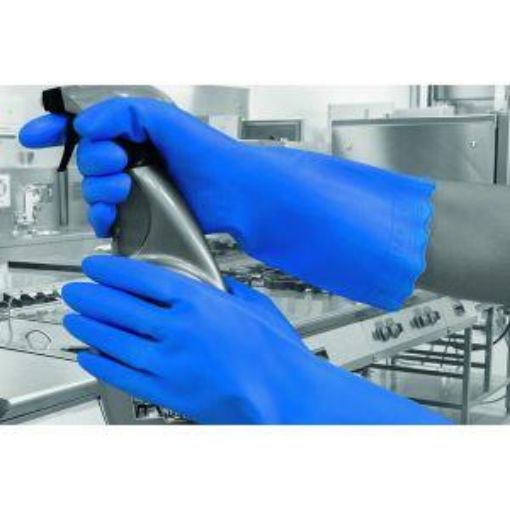 Picture of Pura Mweight PVC Glove - Blue
