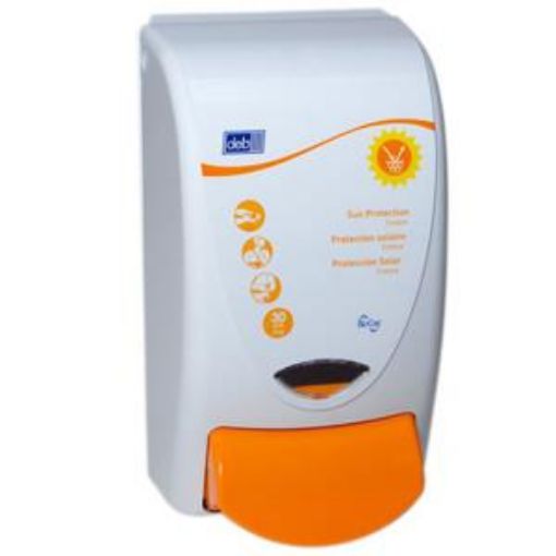 Picture of 1lt UV Protect Sunscreen Dispener - Orange Button